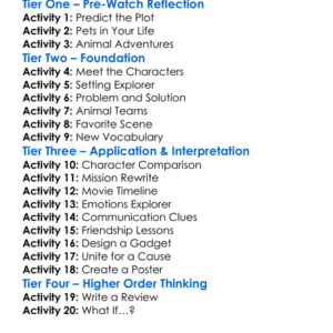 Cats  Dogs 3 Paws Unite 2020 Worksheet Activity Booklet