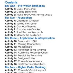 Cedric The Entertainer Starting Lineup 2002 Worksheet Activity Booklet