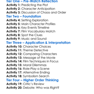 Chaos 2005 Worksheet Activity Booklet