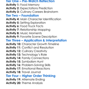 Chef 2014 Worksheet Activity Booklet