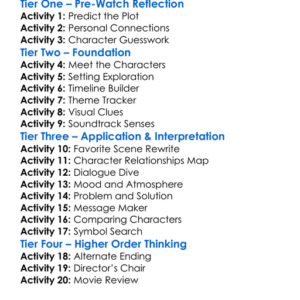 Chi Chis Night Out 1993 Worksheet Activity Booklet