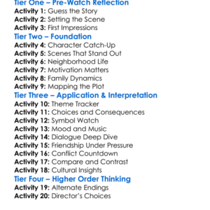 Chicuarotes Worksheet Activity Booklet