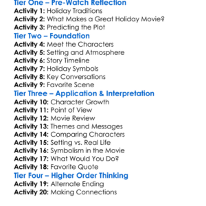 Christmas At Grand Valley 2018 Worksheet Activity Booklet