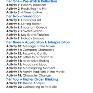 Christmas Beneath The Stars 2021 Worksheet Activity Booklet