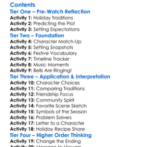 Christmas In Evergreen Bells Are Ringing 2020 Worksheet Activity Booklet