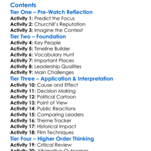 Churchill Winning The War Losing The Peace 2015 Worksheet Activity Booklet