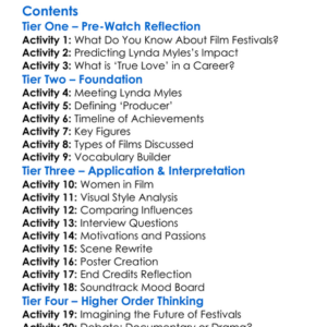 Cinema Has Been My True Love The Work And Times Of Lynda Myles 2023 Worksheet Activity Booklet