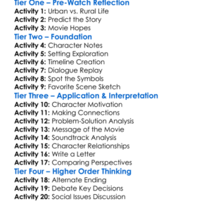 City Life 1990 Worksheet Activity Booklet