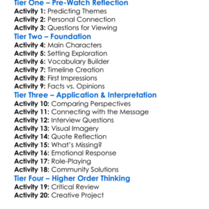 Class Divide 2016 Worksheet Activity Booklet