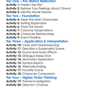Clown Roulette 2020 Worksheet Activity Booklet