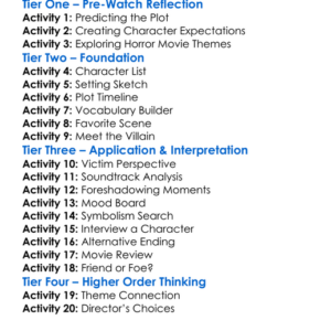 Coffin Baby 2013 Worksheet Activity Booklet