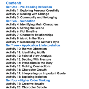 Coming Through Slaughter Michael Ondaatje Worksheet Activity Booklet