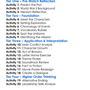 Company Of Heroes 2013 Worksheet Activity Booklet