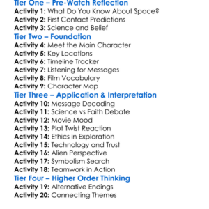 Contact 1997 Worksheet Activity Booklet
