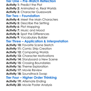 Cool World 1992 Worksheet Activity Booklet