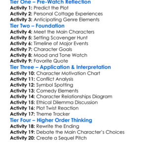 Cottage Country 2013 Worksheet Activity Booklet