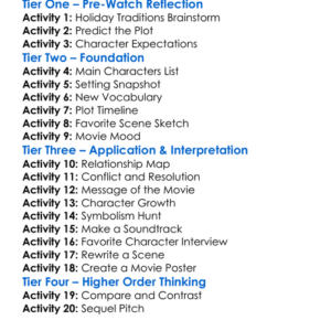 Cranberry Christmas 2020 Worksheet Activity Booklet