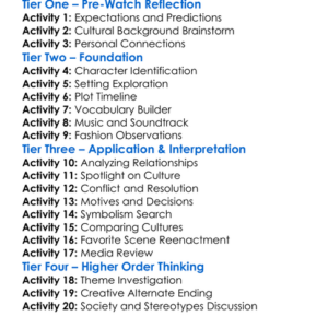 Crazy Rich Asians Worksheet Activity Booklet