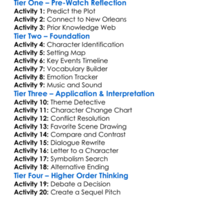 Crescent City 2024 Worksheet Activity Booklet