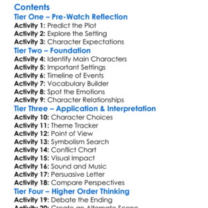 Cries Unheard The Donna Yaklich Story 1994 Worksheet Activity Booklet