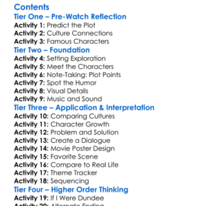 Crocodile Dundee In Los Angeles 2001 Worksheet Activity Booklet