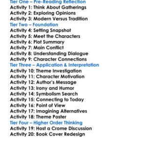 Crome Yellow Aldous Huxley Worksheet Activity Booklet