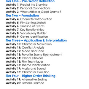 Cruel Intentions 2 2000 Worksheet Activity Booklet