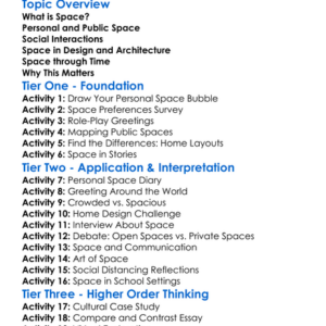 Cultural Perceptions Of Space Worksheet Activity Booklet