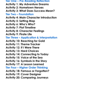 Cup Of Gold John Steinbeck Worksheet Activity Booklet