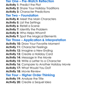 Cupids Christmas 2022 Worksheet Activity Booklet