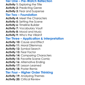 Curse Of The Blind Dead 2019 Worksheet Activity Booklet