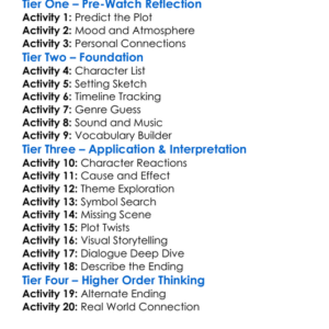 Curtain 2015 Worksheet Activity Booklet