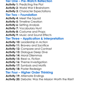 D-Day Assassins 2019 Worksheet Activity Booklet