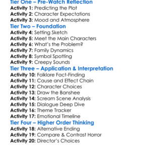 Damned By Dawn 2009 Worksheet Activity Booklet