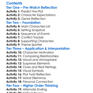 Dangerous Game The Legacy Murders 2022 Worksheet Activity Booklet