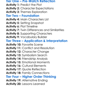 Dangerous Twins 2004 Worksheet Activity Booklet