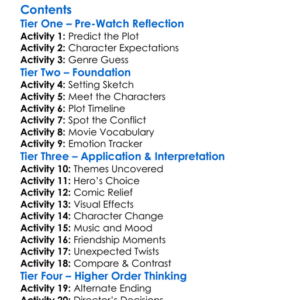 Dark Rising 2 Summer Strikes Back 2011 Worksheet Activity Booklet