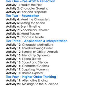 Dark Windows 2023 Worksheet Activity Booklet
