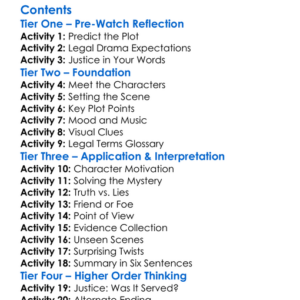 Darrow  Darrow Witness To Murder 2019 Worksheet Activity Booklet