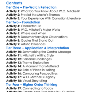 Darts In The Dark An Introduction To Wo Mitchell 1980 Worksheet Activity Booklet