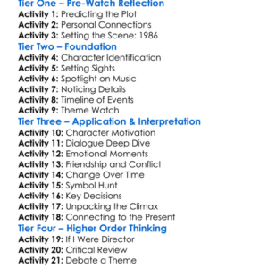 Days Like These 1986 Worksheet Activity Booklet