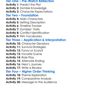 Dead And Deader 2006 Worksheet Activity Booklet