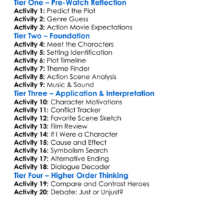 Deadly Target 1994 Worksheet Activity Booklet