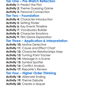Deadly Vows 2017 Worksheet Activity Booklet