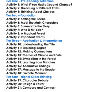 Dear Brutus Jm Barrie Worksheet Activity Booklet