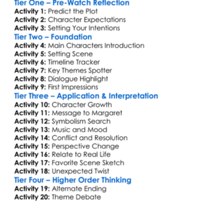 Dear Margaret 2013 Worksheet Activity Booklet