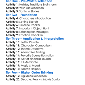 Dear Santa 2024 Worksheet Activity Booklet