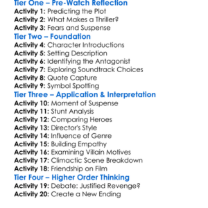 Death Proof 2007 Worksheet Activity Booklet