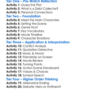 Debt Collectors 2020 Worksheet Activity Booklet