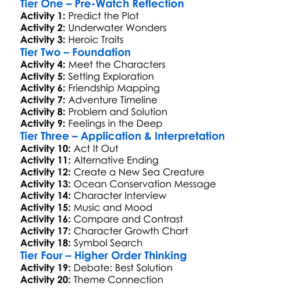 Deep 2017 Worksheet Activity Booklet